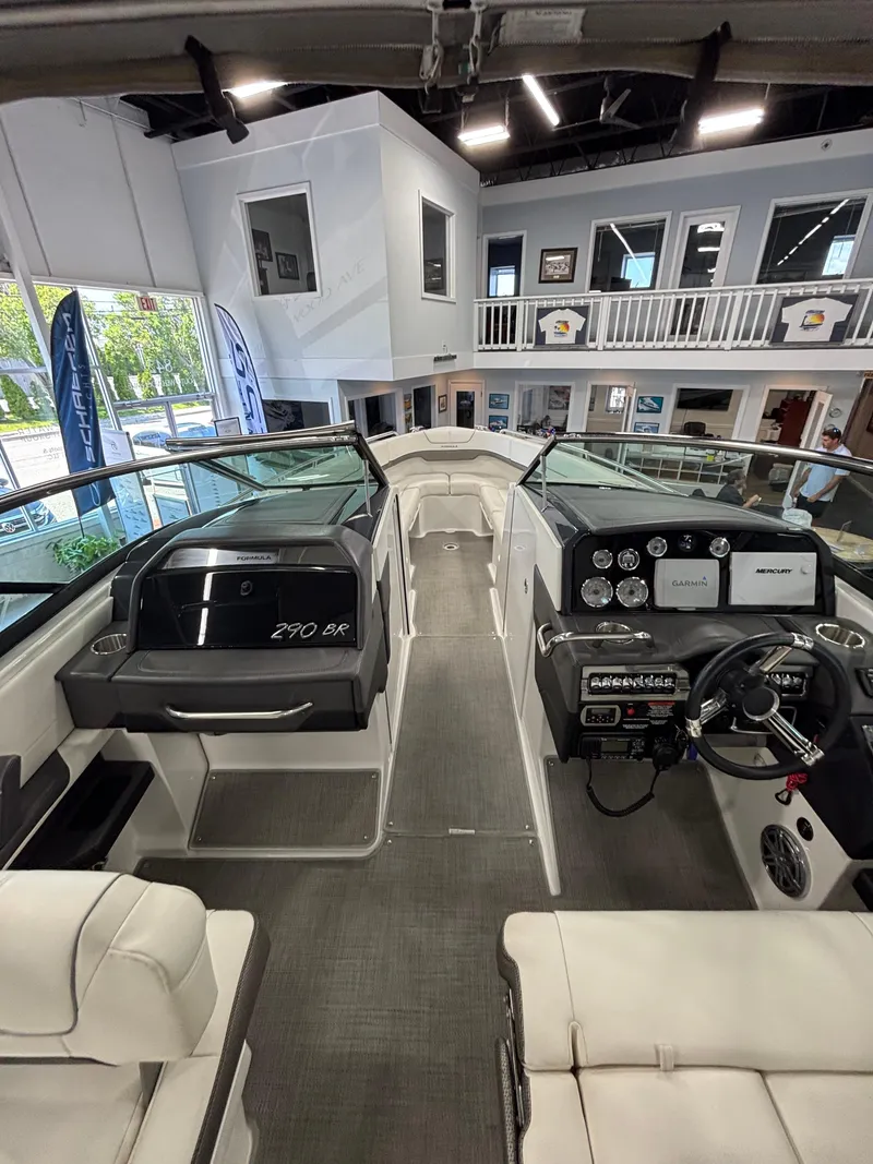 Slide: The Image of 2018 Formula 290 Bowrider interior with sleek design and modern features. - 27