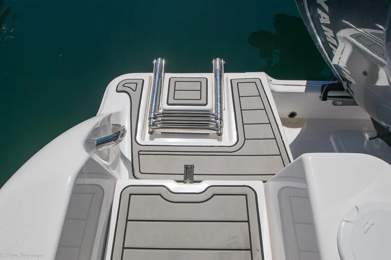 Slide: The Image of 2021 Sea Fox 248 Commander swim platform with ladder and non-slip surface. - 20