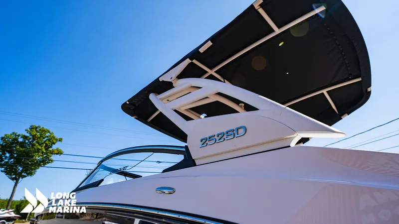 Slide: The Image of 2025 Yamaha Boats 252SD with canopy at Long Lake Marina. - 6