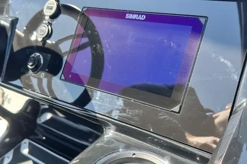 Slide: The Image of Control panel of 2025 Viaggio Diamante S with Simrad display screen. - 13