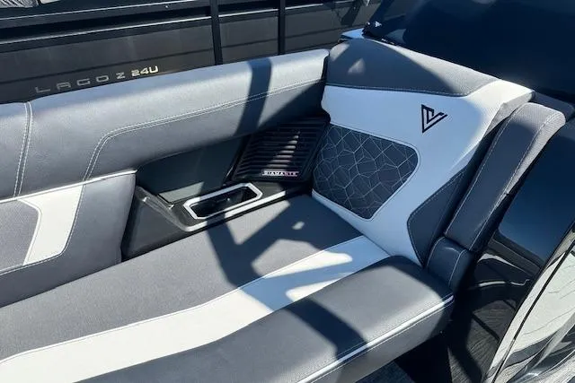 Slide: The Image of 2025 Viaggio Diamante S interior with sleek gray and white seating design. - 25