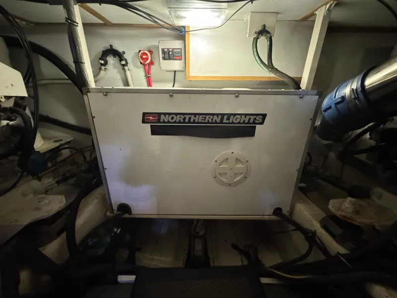 Slide: The Image of 50 2005 Sabreline 47 Engine Room - 49