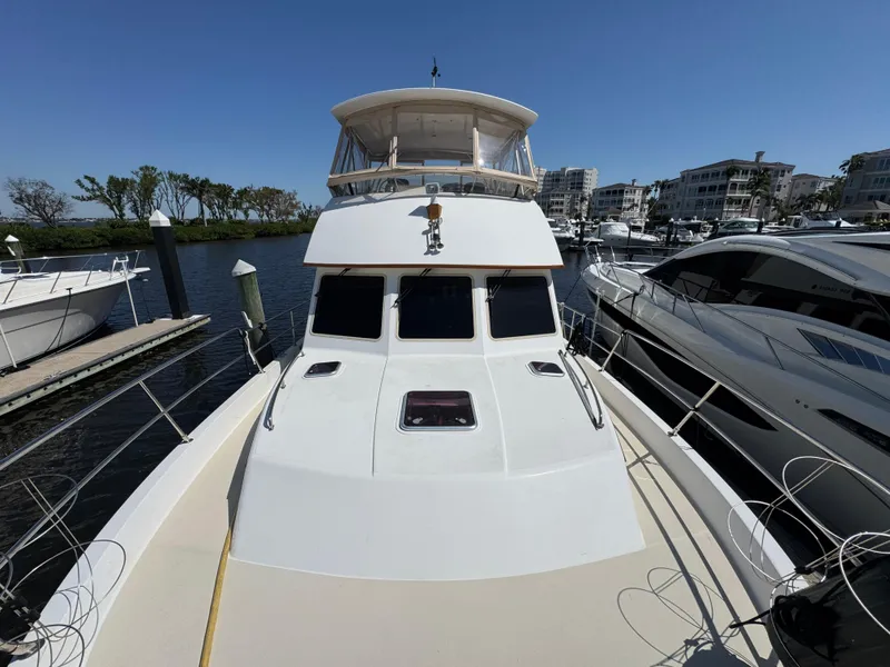 Slide: The Image of 55 2005 Sabreline 47 Exterior Looking Aft - 52