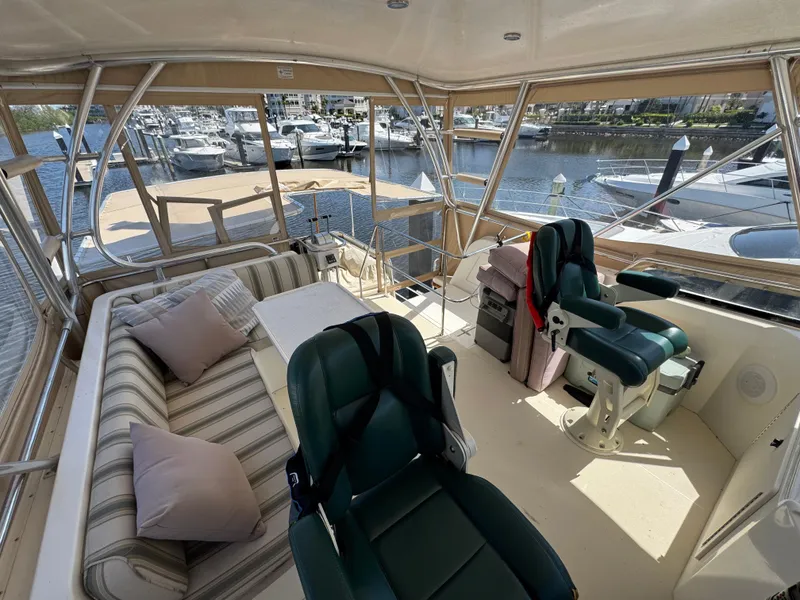 Slide: The Image of 9 2005 Sabreline 47 Sundeck Looking Aft 1 - 6