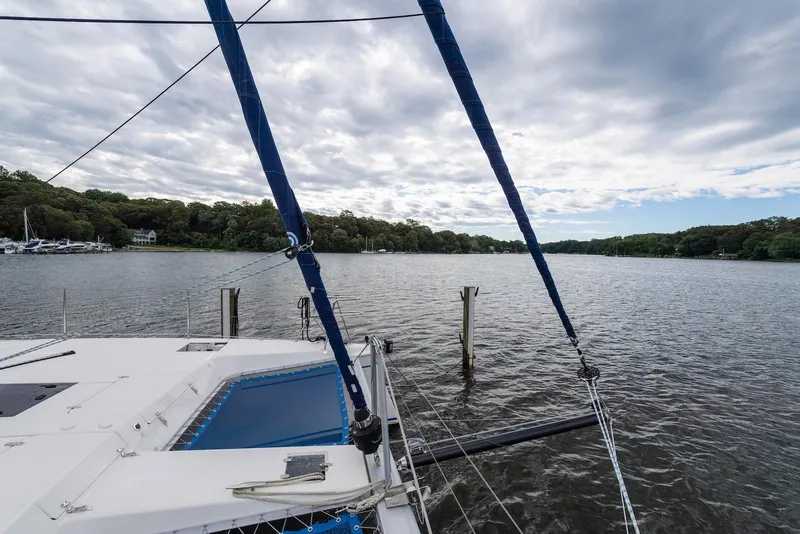 Slide: The Image of Sailboat on a calm lake under cloudy skies, Balance 451 model, 2017. - 12