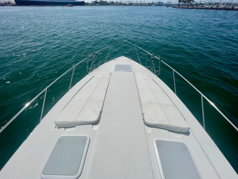 Slide: The Image of 2004 Formula 37 PC yacht bow view on calm water. - 31