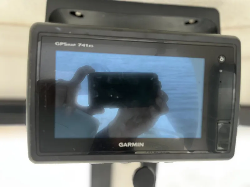 Slide: The Image of Garmin GPSmap 741xs on 2007 Eastern 27 boat, displaying water navigation. - 18