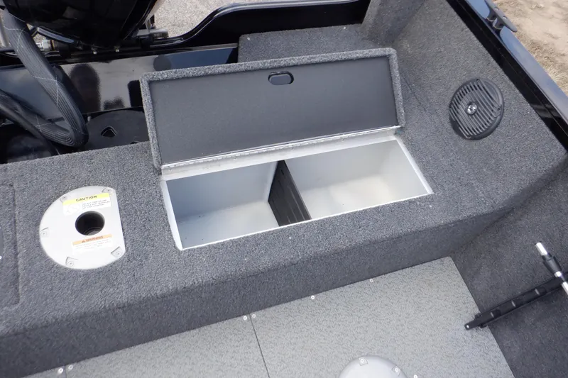 Slide: The Image of 2023 Crestliner 1650 Fish Hawk SE WT boat interior storage compartment. - 27
