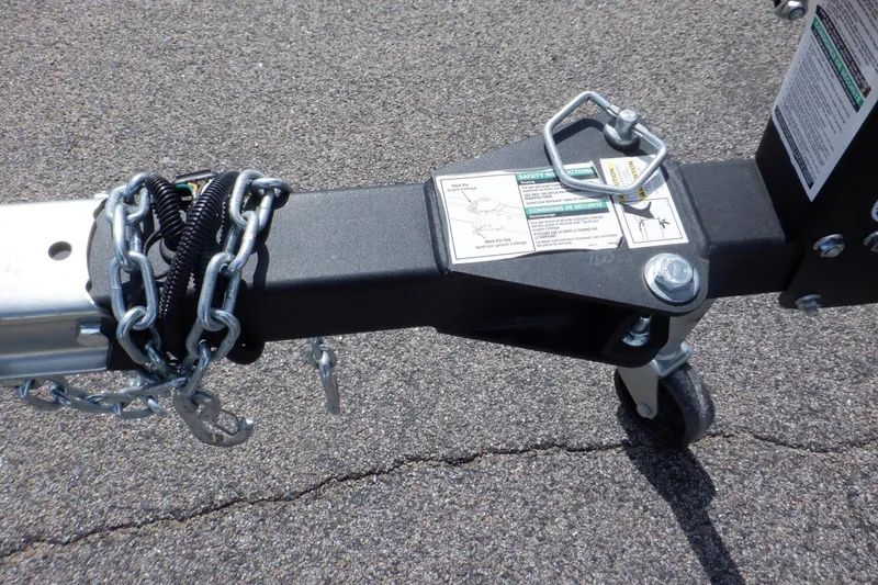 Slide: The Image of Trailer hitch with safety chains for 2023 Crestliner 1650 FISH HAWK SE WT boat. - 8