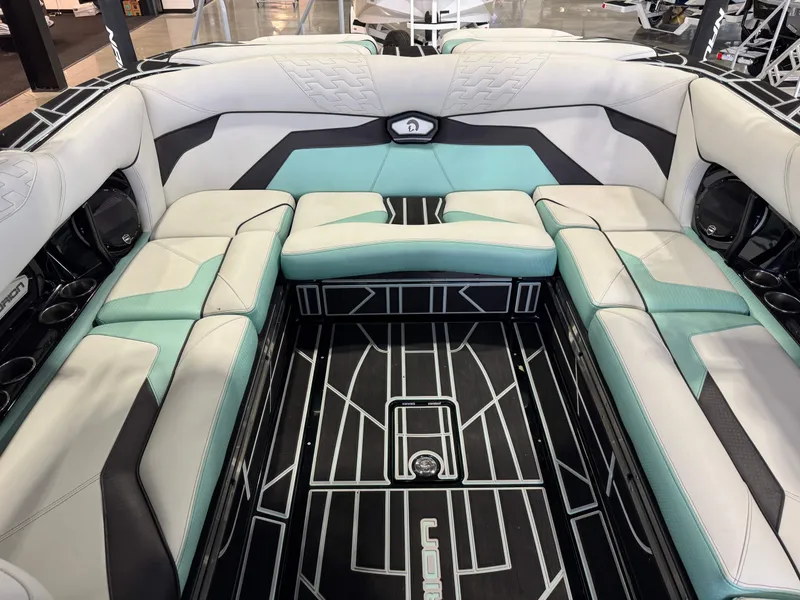 Slide: The Image of Luxurious interior of 2024 Centurion RI 245 boat with stylish seating and modern design. - 27