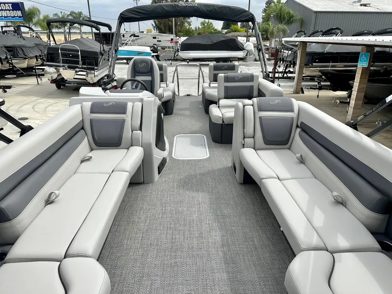 Slide: The Image of Barletta Cabrio Mid-Lounge C24M w/ 200HP Mercury! 2025 - 5