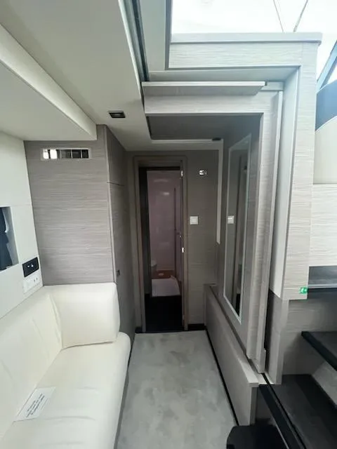Slide: The Image of Interior of 2022 Fountaine Pajot MY4.S yacht, featuring modern design and sleek finishes. - 7