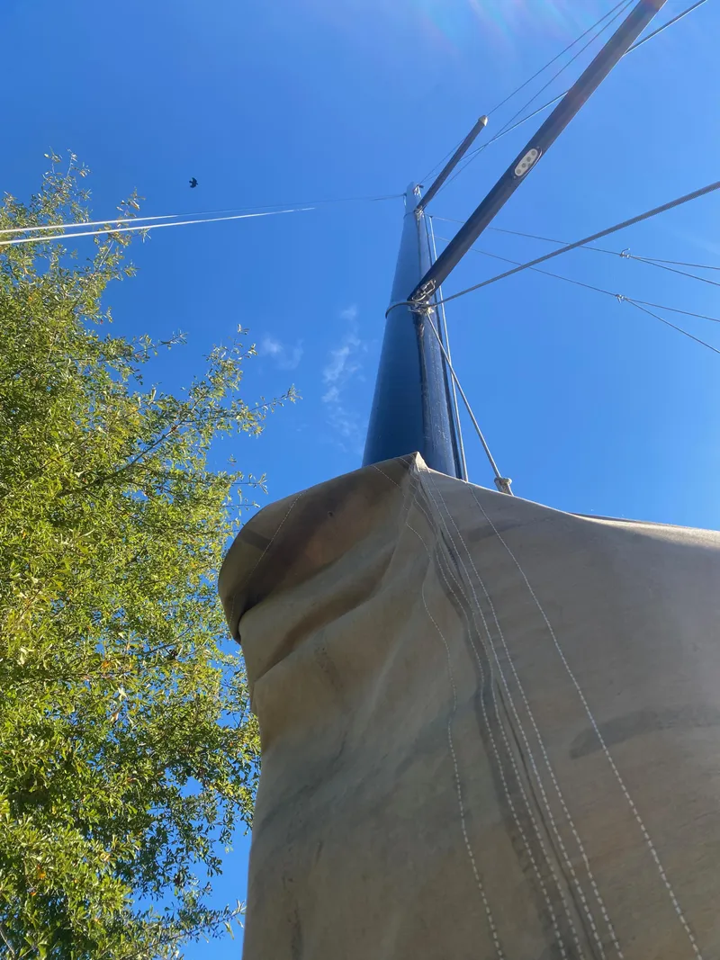 Slide: The Image of Custom 37ft Catboat Yacht Adaptation Barnegat Bay A-Cat 2012 - 105