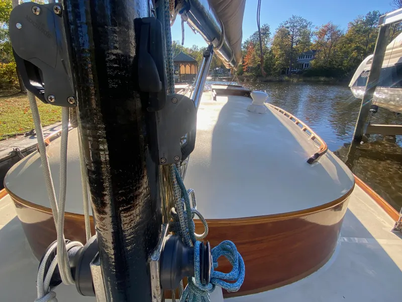 Slide: The Image of Custom 37ft Catboat Yacht Adaptation Barnegat Bay A-Cat 2012 - 107