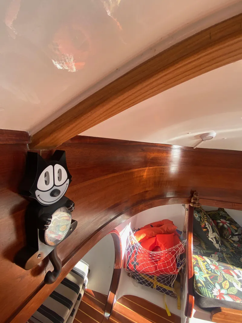 Slide: The Image of Custom 37ft Catboat Yacht Adaptation Barnegat Bay A-Cat 2012 - 51