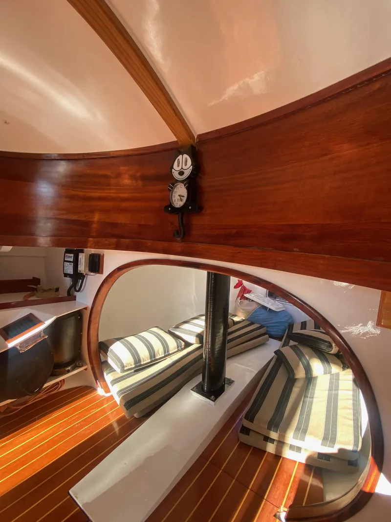 Slide: The Image of Custom 37ft Catboat Yacht Adaptation Barnegat Bay A-Cat 2012 - 53