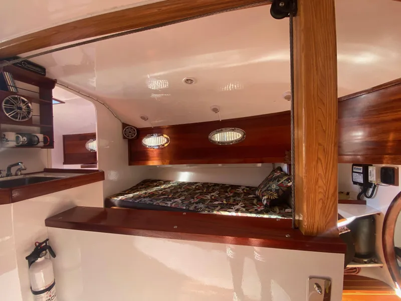 Slide: The Image of Custom 37ft Catboat Yacht Adaptation Barnegat Bay A-Cat 2012 - 54