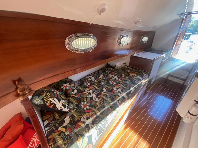 Slide: The Image of Custom 37ft Catboat Yacht Adaptation Barnegat Bay A-Cat 2012 - 55