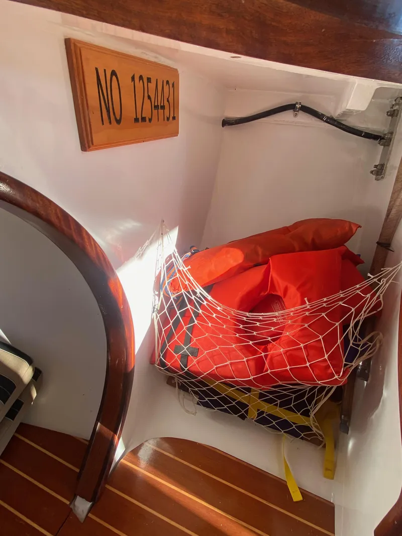 Slide: The Image of Custom 37ft Catboat Yacht Adaptation Barnegat Bay A-Cat 2012 - 56