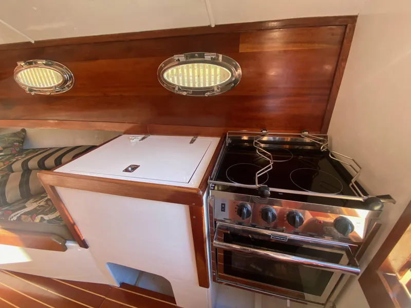 Slide: The Image of Custom 37ft Catboat Yacht Adaptation Barnegat Bay A-Cat 2012 - 59