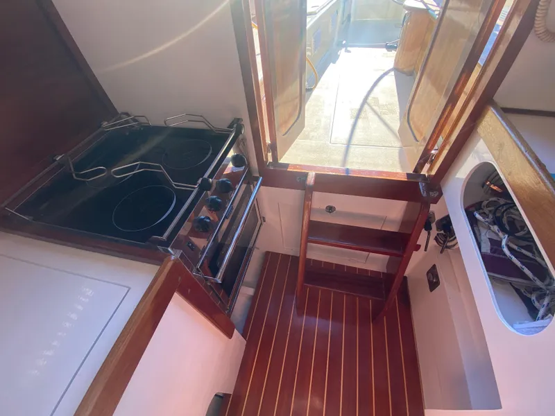 Slide: The Image of Custom 37ft Catboat Yacht Adaptation Barnegat Bay A-Cat 2012 - 60