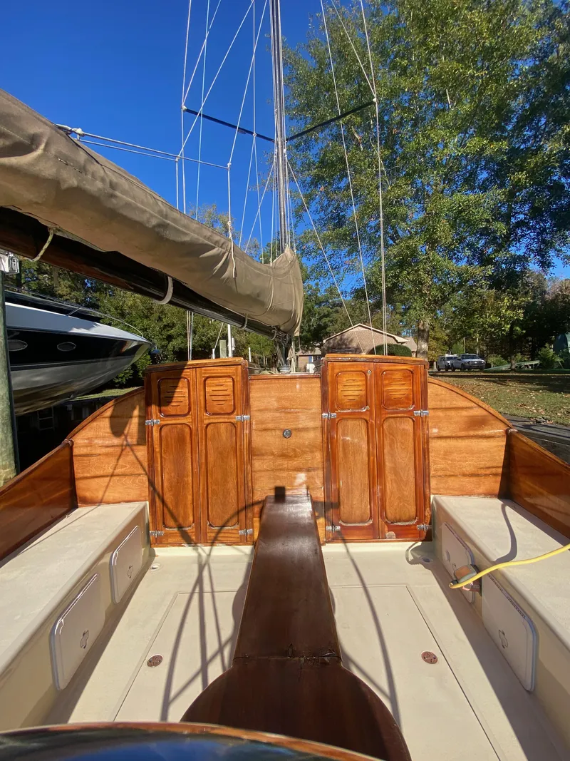 Slide: The Image of Custom 37ft Catboat Yacht Adaptation Barnegat Bay A-Cat 2012 - 69