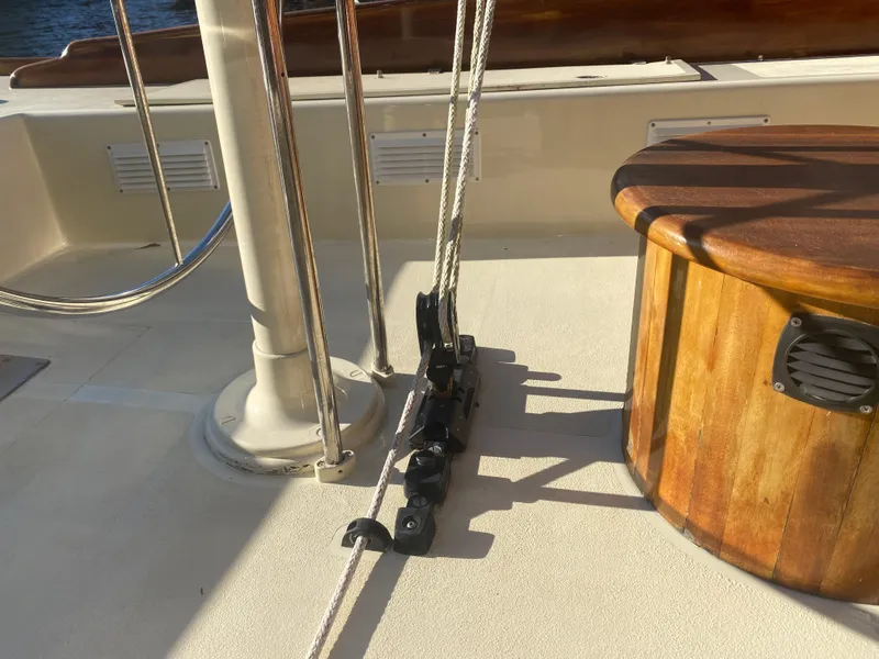 Slide: The Image of Custom 37ft Catboat Yacht Adaptation Barnegat Bay A-Cat 2012 - 72