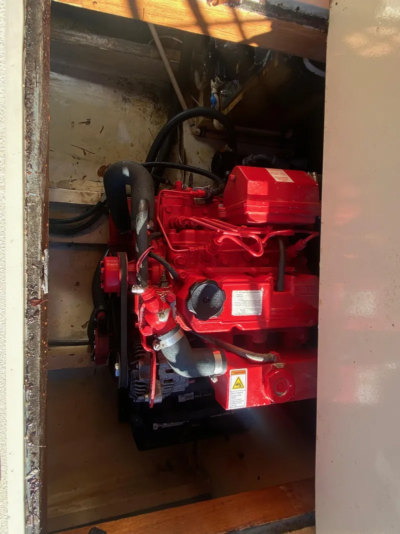 Slide: The Image of Custom 37ft Catboat Yacht Adaptation Barnegat Bay A-Cat 2012 - 76