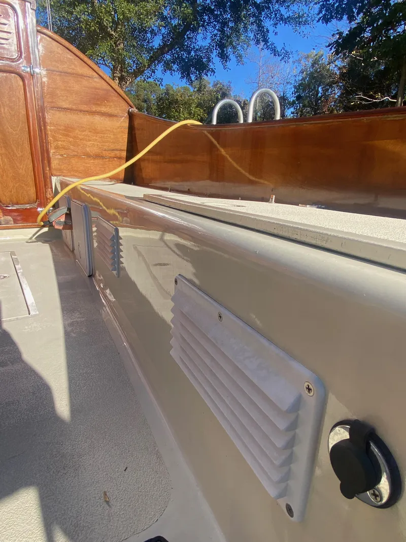 Slide: The Image of Custom 37ft Catboat Yacht Adaptation Barnegat Bay A-Cat 2012 - 98