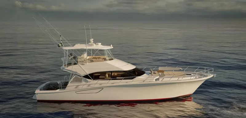 Slide: The Image of 2026 Pro Boat Yachts Pro Boat 68 cruising on calm ocean waters. - 7