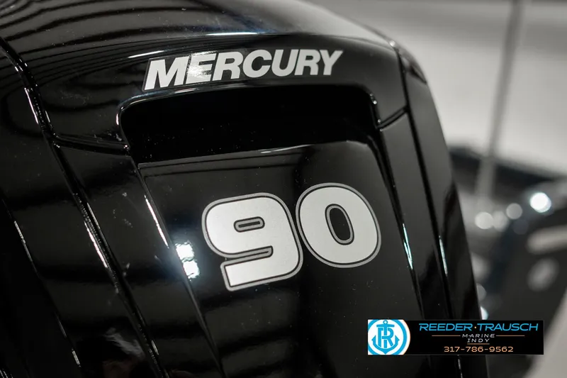 Slide: The Image of Mercury 90 outboard motor on 2025 Lund 1675 Adventure SS boat. - 40