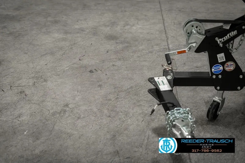 Slide: The Image of Trailer hitch of 2025 Lund 1675 Adventure SS on concrete floor. - 43
