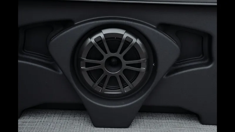 Slide: The Image of Speaker detail on 2025 Tahoe Pontoon Sport 85 Cruise boat. - 24