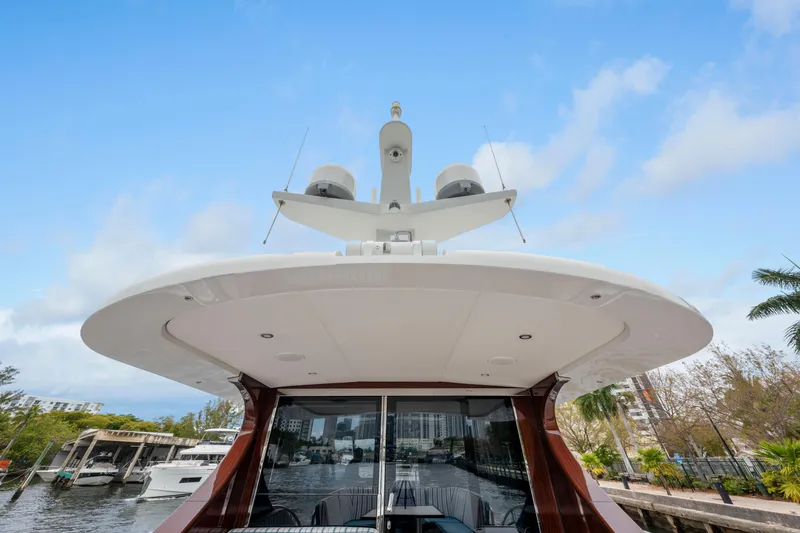 Slide: The Image of Steeler 60 S Performance 2021 yacht docked, showcasing sleek design and modern features. - 37