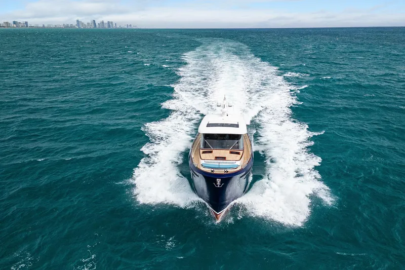 Slide: The Image of Steeler 60 S Performance yacht cruising on open sea, 2021 model. - 5