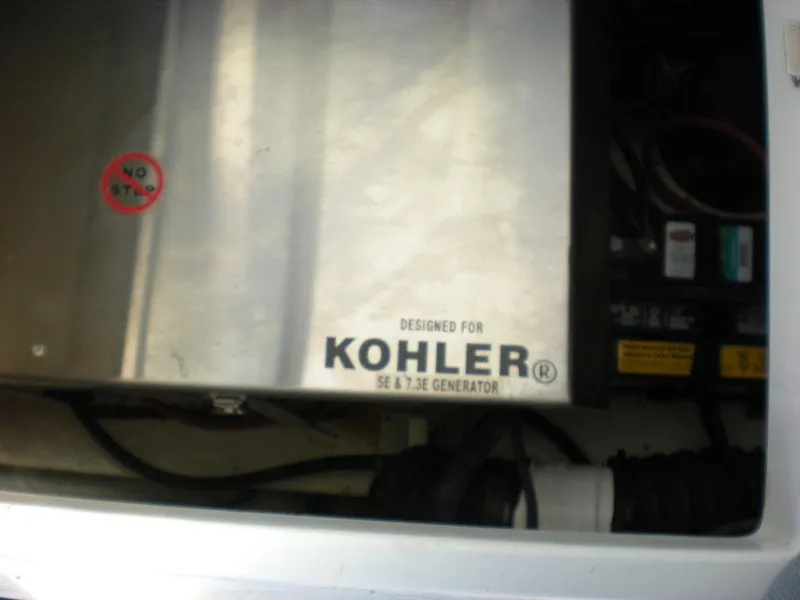 Slide: The Image of Kohler generator in 2006 Seaswirl Striper boat engine compartment. - 33