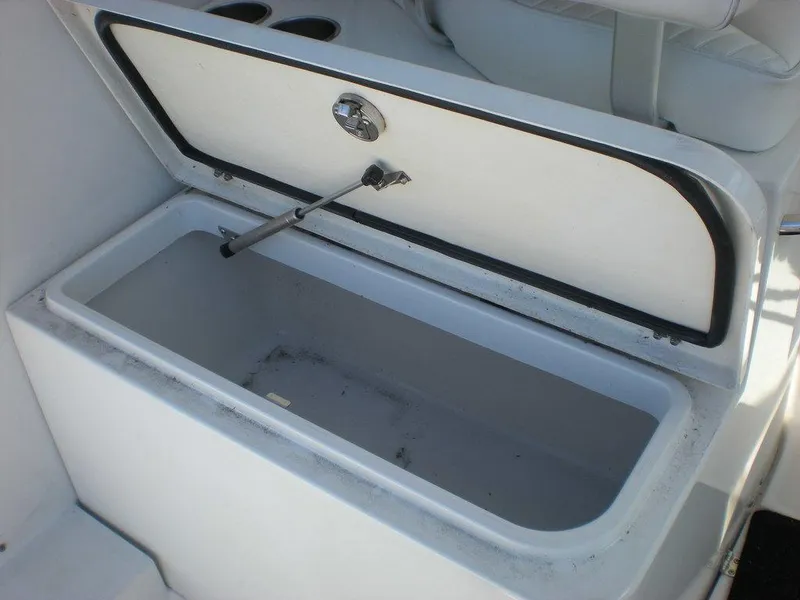 Slide: The Image of Open storage compartment on a 2006 Seaswirl Striper boat. - 8