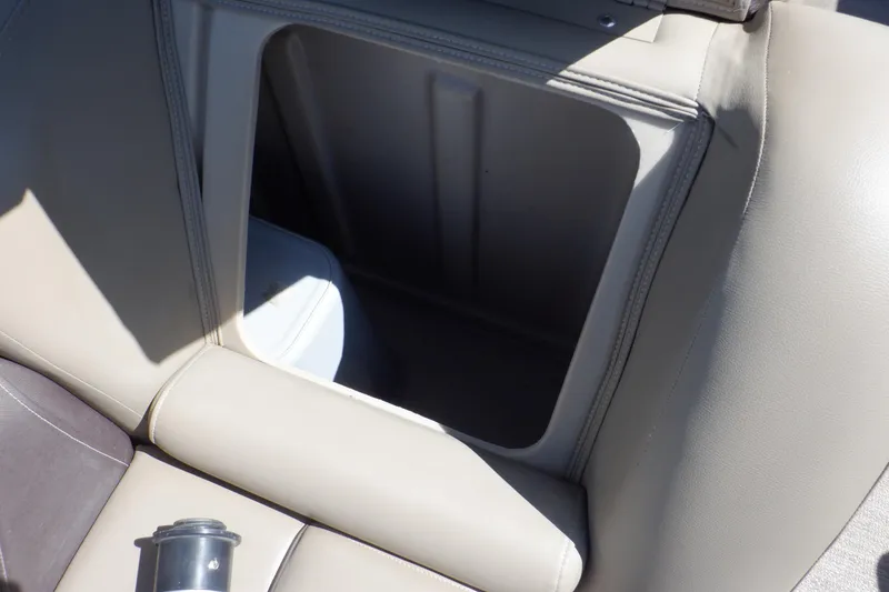 Slide: The Image of Interior storage compartment of 2021 Sylvan Mirage 820 LZ boat. - 34