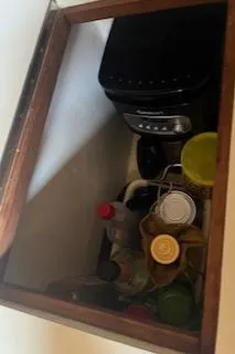 Slide: The Image of 1987 Morgan Catalina Morgan 41 Classic yacht bathroom with sink, mirror, and wooden accents. - 37