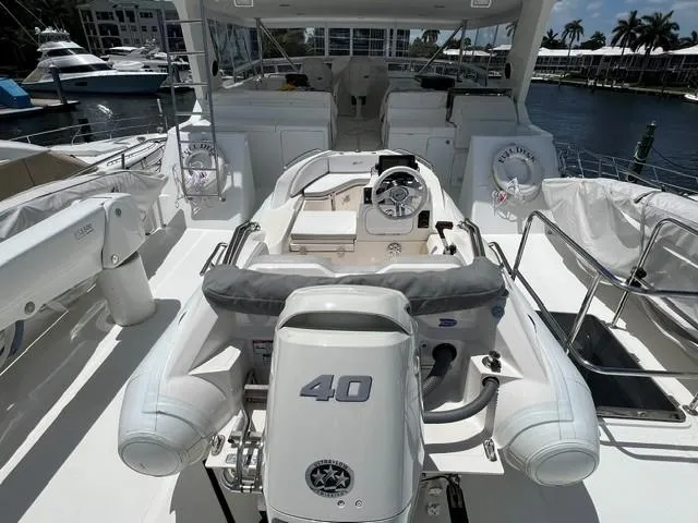 Slide: The Image of 2020 Zar Formenti ZF-1 boat with 40 HP engine, docked at marina. - 10