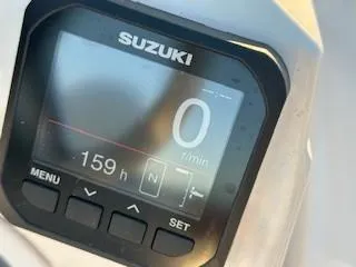 Slide: The Image of Digital display showing Suzuki engine metrics on Zar Formenti ZF-1, 2020 model. - 3