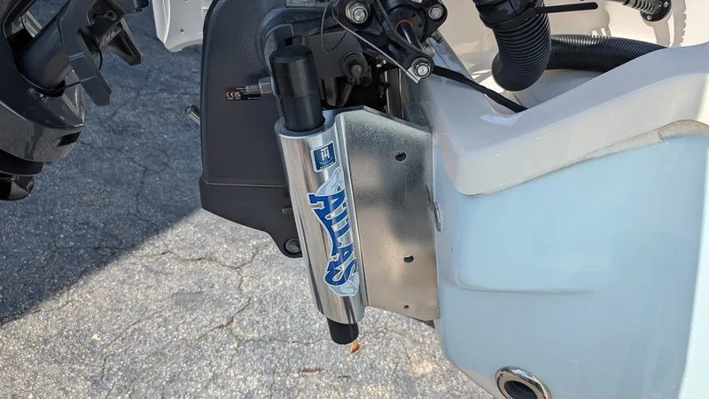 Slide: The Image of 2025 Key West 210 Bay Reef boat with Atlas hydraulic jack plate. - 5