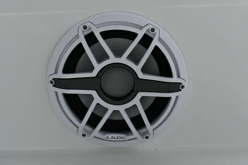 Slide: The Image of JL Audio speaker on a 2012 Fountaine Pajot 40 yacht. - 44