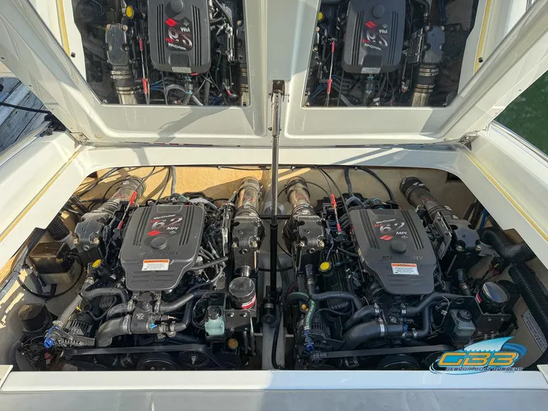 Slide: The Image of 2008 Formula 292 FASTech boat engines, dual setup, detailed view. - 23