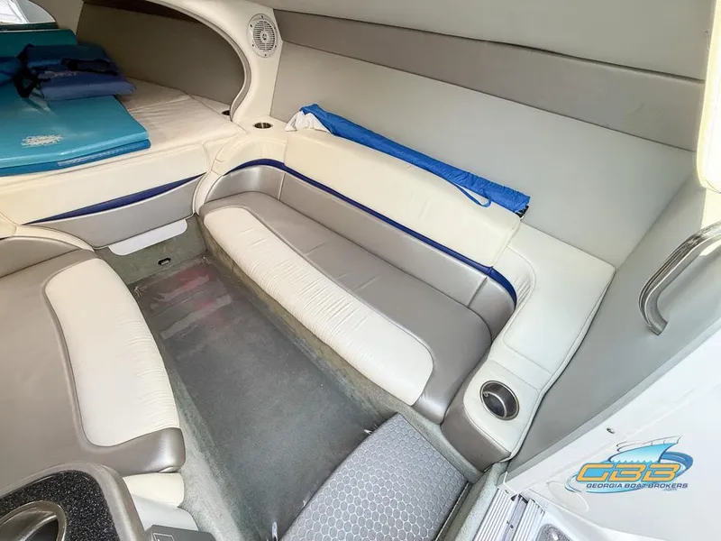 Slide: The Image of 2008 Formula 292 FASTech boat interior with seating and storage. - 29