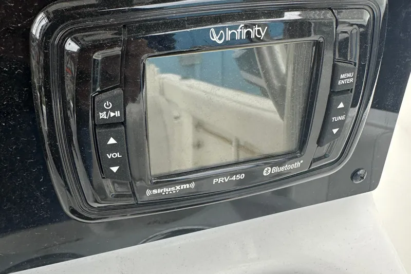 Slide: The Image of Infinity PRV-450 marine stereo system with Bluetooth on 2017 Sea Hunt Ultra 234 boat. - 11