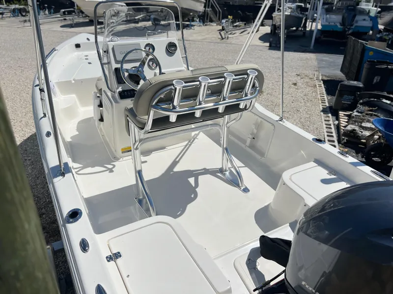 Slide: The Image of 2025 Key West 1720 Center Console boat with sleek design and modern features. - 31