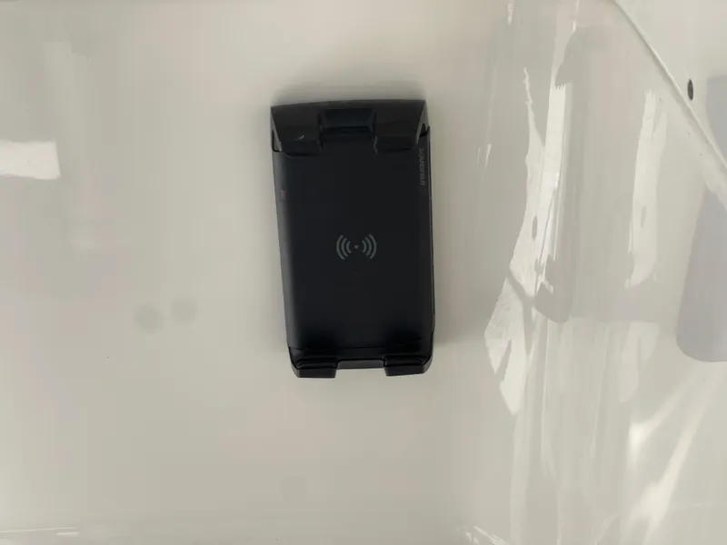 Slide: The Image of Wireless charging pad on Key West 239 DFS boat, 2025 model. - 26