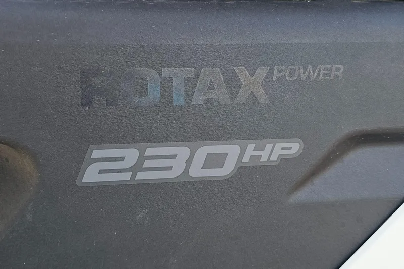 Slide: The Image of Sea-Doo Switch Cruise 21, 2025 model, featuring Rotax 230 HP engine. - 11