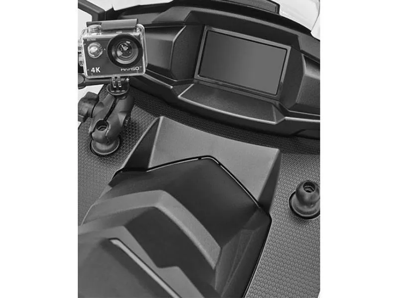 Slide: The Image of 2024 Yamaha VX Limited HO dashboard with mounted 4K action camera. - 5